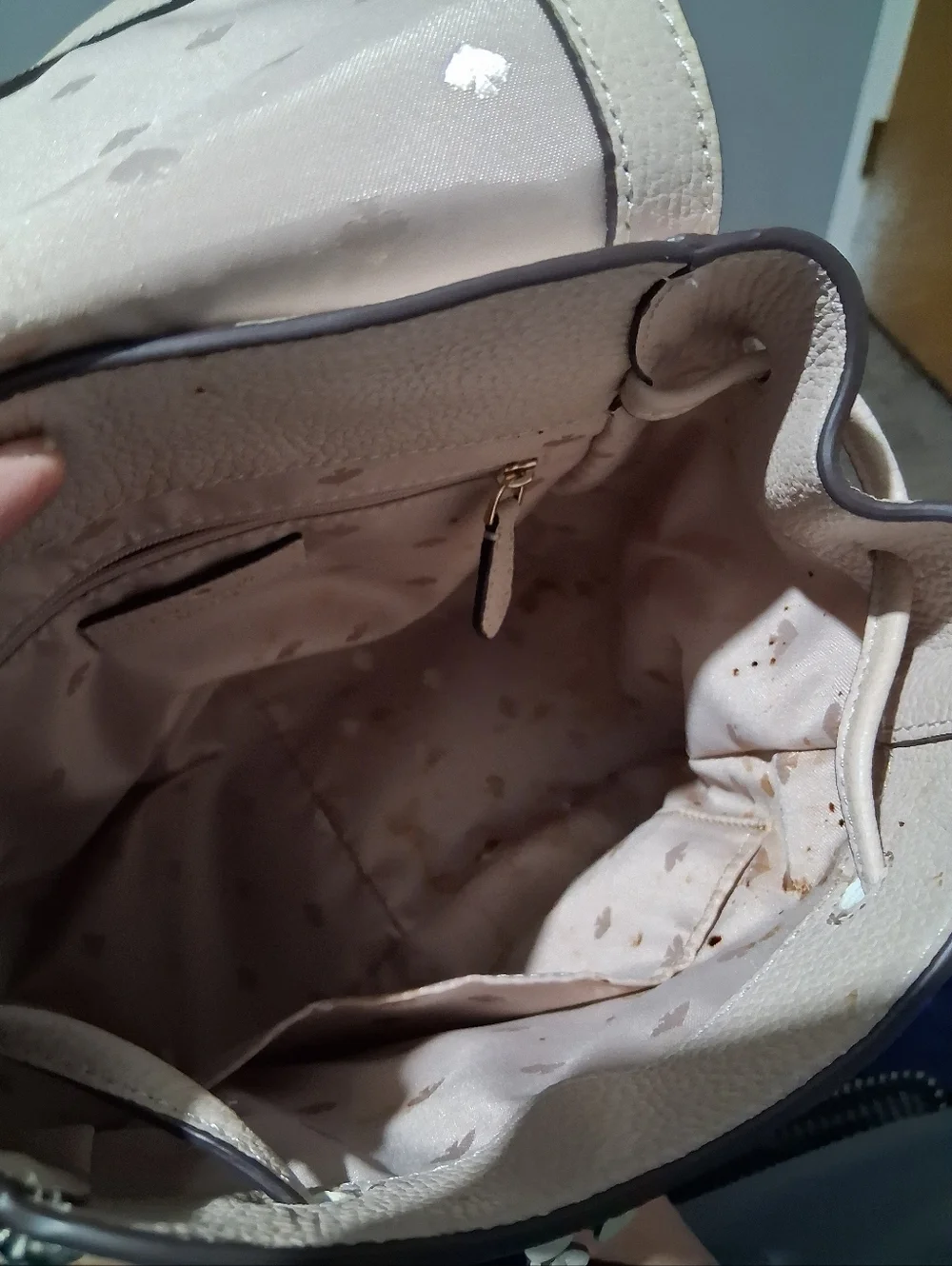 Kate Spade New York Leila Colorblock Medium Flap Backpack.